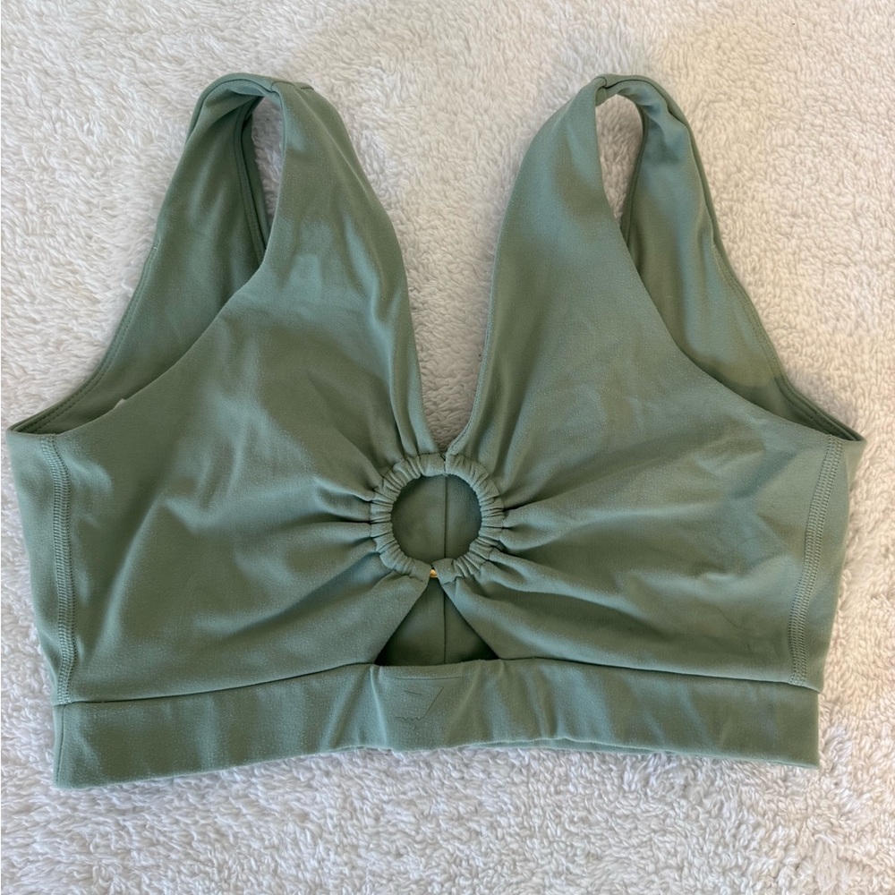 Whitney Simmons Collection Gymshark Sports Bra SMALL Green
